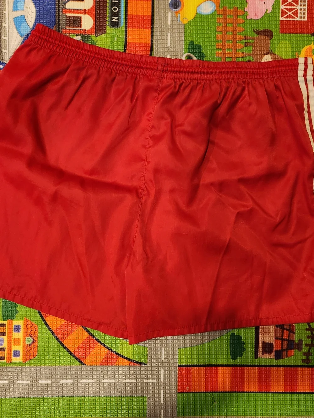 Vintage Adidas Men’s Red Athletic Swim/Training Shorts Size XL